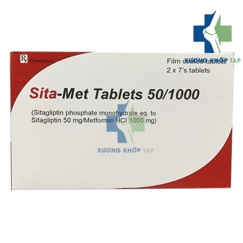 Sita-Met Tablets 50/1000 - Thuốc điều trị đái tháo đường