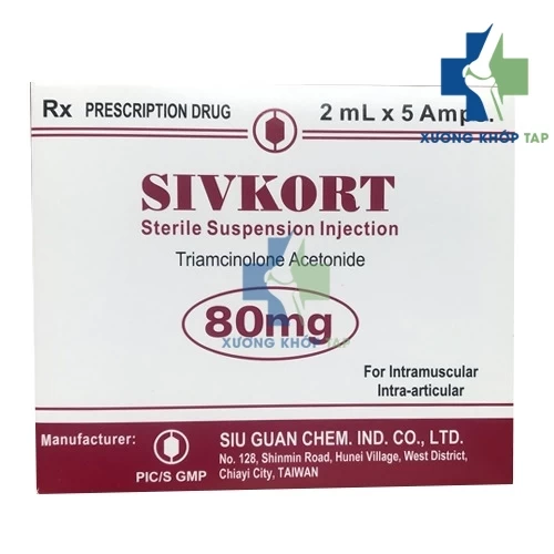 SivKort Retard - Thuốc tiêm Triamcinolone