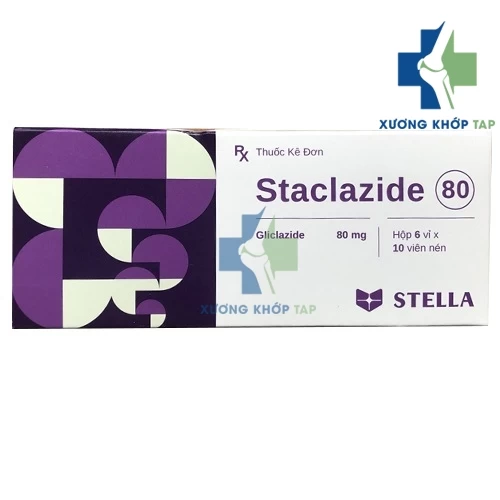 Staclazide 80 - Điều trị bệnh đái tháo đường tuýp 1, tuýp 2