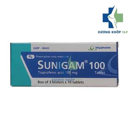 Sunigam 100 - Thuốc điều trị rối loạn cơ xương khớp