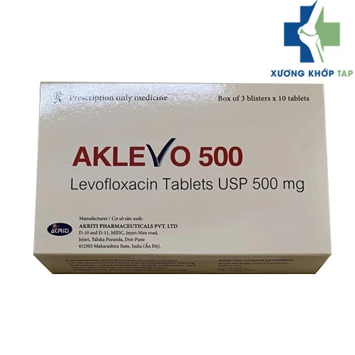 Aklevo 500 - Điều trị bệnh nhiễm trùng da