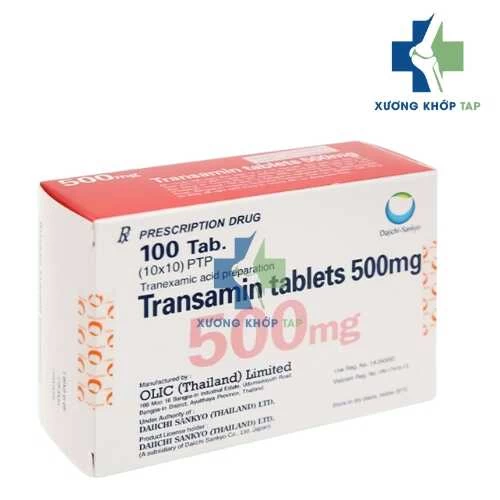 Transamin Tablets 500 - Acid tranexamic 500mg OLIC