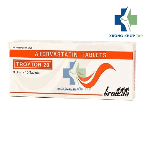 Troytor 20 - Điều trị rối loạn beta lipoprotein máu