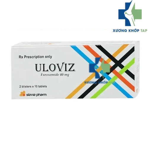 Uloviz 40mg - Thuốc điều trị phù phổi cấp của Romania