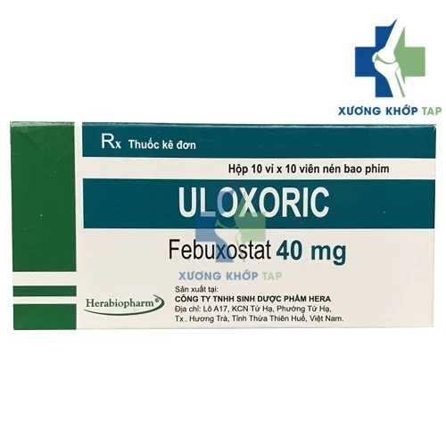 Uloxoric 40mg - Thuốc điều trị tăng axit uric máu