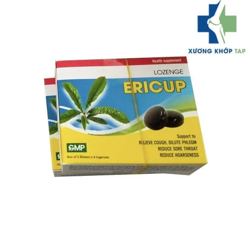 Viên ngậm Ericup - Hỗ trợ giảm ho, loãng đờm