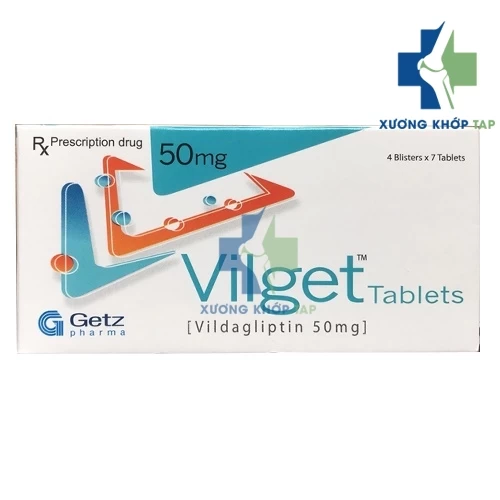 Vilget Tablets 50mg - Vildagliptin 50mg Getz Pharma