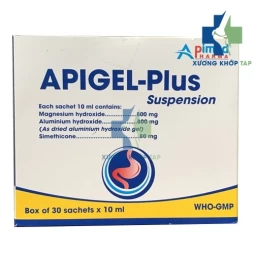 Apigel-Plus - Điều trị triệu chứng do tăng axit dạ dày