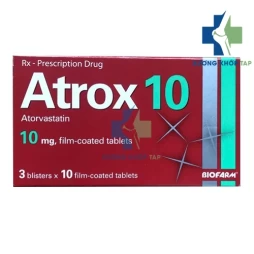 Atrox 10 - Thuốc điều trị tăng cholesterol máu