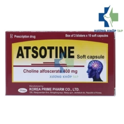 Atsotine Soft Capsule - Thuốc điều trị đột quỵ cấp
