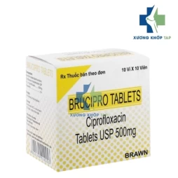 Brucipro Tablets - Ciprofloxacin 500mg Brawn Laboratories