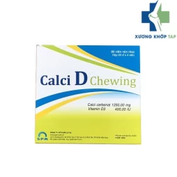 Calci D Chewing SPM - Thuốc bổ sung calci và vitamin D
