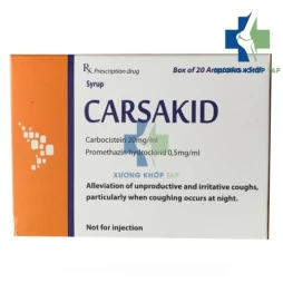 Carsakid - Thuốc điều trị ho khan, ho về đêm kéo dài