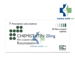 Chemistatin 20mg - Thuốc điều trị tăng cholesterol máu