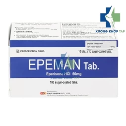 Epeman Tab - Thuốc cải thiện chứng tăng trương lực cơ