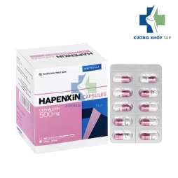 Hapenxin 500 Caplet - Cephalexin DHG