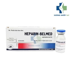 Heparin-Belmed - Heparin natri 5000IU/ml Belmedpreparaty RUE