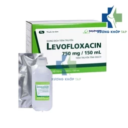 Levofloxacin 750mg/150ml - Thuốc điều trị nhiễm khuẩn cấp của viêm phế quản mạn tính