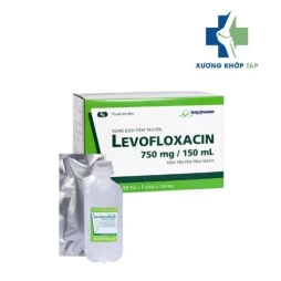 Levofloxacin 750mg/150ml - Thuốc điều trị nhiễm khuẩn cấp của viêm phế quản mạn tính