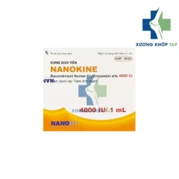 Nanokine 4000 IU - Thuốc điều trị các trường hợp thiếu máu