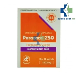 Parazacol 250 - Paracetamol 250mg gói Pharbaco