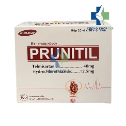 Prunitil - Điều trị tăng huyết áp vô căn