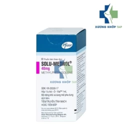 Solu-Medrol - Methylprednisolone 40mg Pfizer