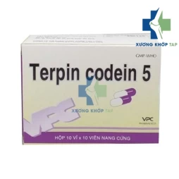 Terpin Codein 5 -  điều trị viêm phế quản cấp và mãn tính