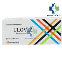 Uloviz 40mg - Thuốc điều trị phù phổi cấp của Romania