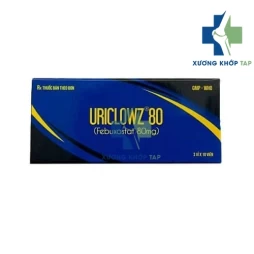 Uriclowz 80 - Thuốc điều trị tăng axit uric máu mãn tính